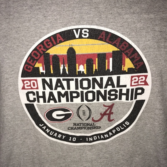 Blue 84 large grey long sleeved shirt Georgia Vs Alabama 2022 💕 - Picture 2 of 4
